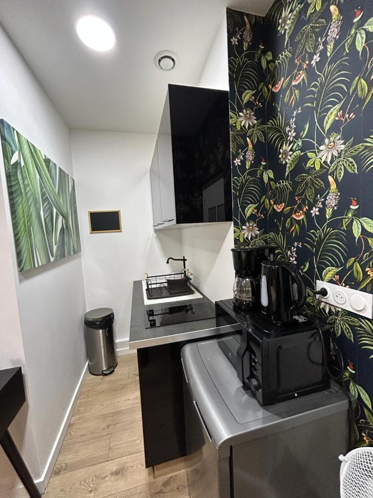 Stylish Modern Studio Apartment Paris Exterior foto